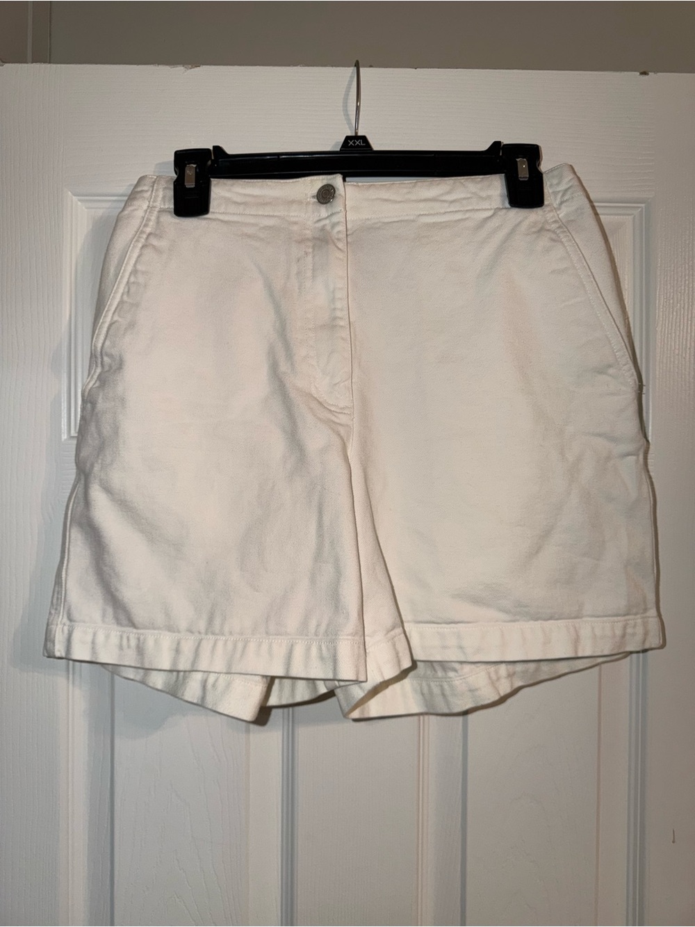 VTG 90s Ralph Lauren White Canvas Utility Sailor Shorts 6 HK